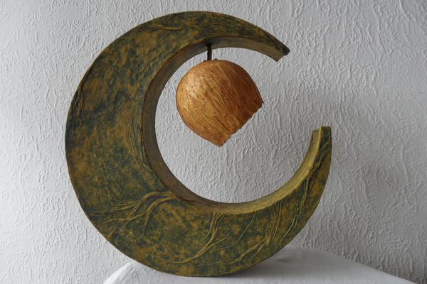 aus Hanji-Papier hergestellte Lampe