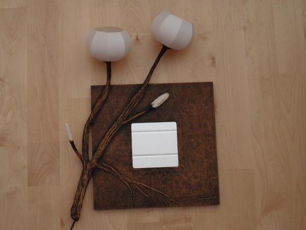 aus Hanji-Papier hergestellte Lampe
