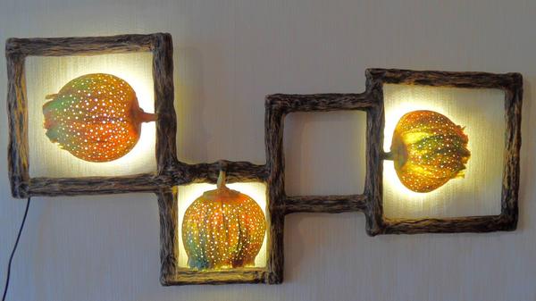 aus Hanji-Papier hergestellte Lampe